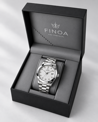 FINOA Silver Apex in der Präsentationsbox