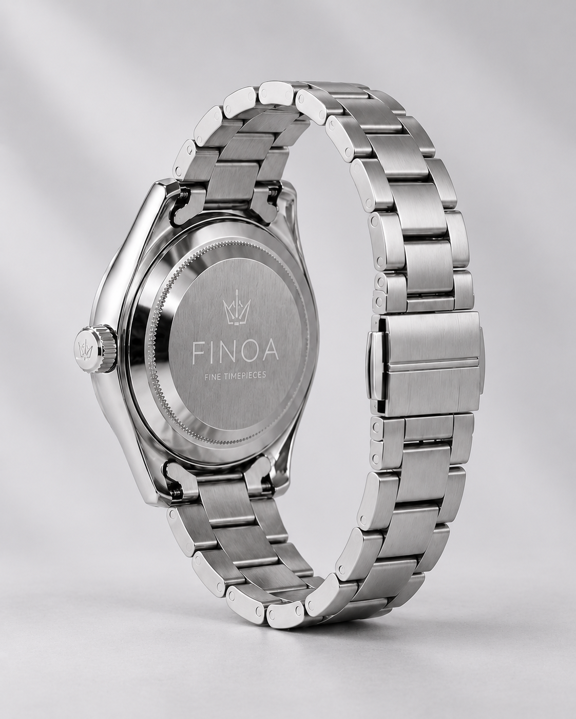 FINOA Silver Apex – Rückseite und Schließe